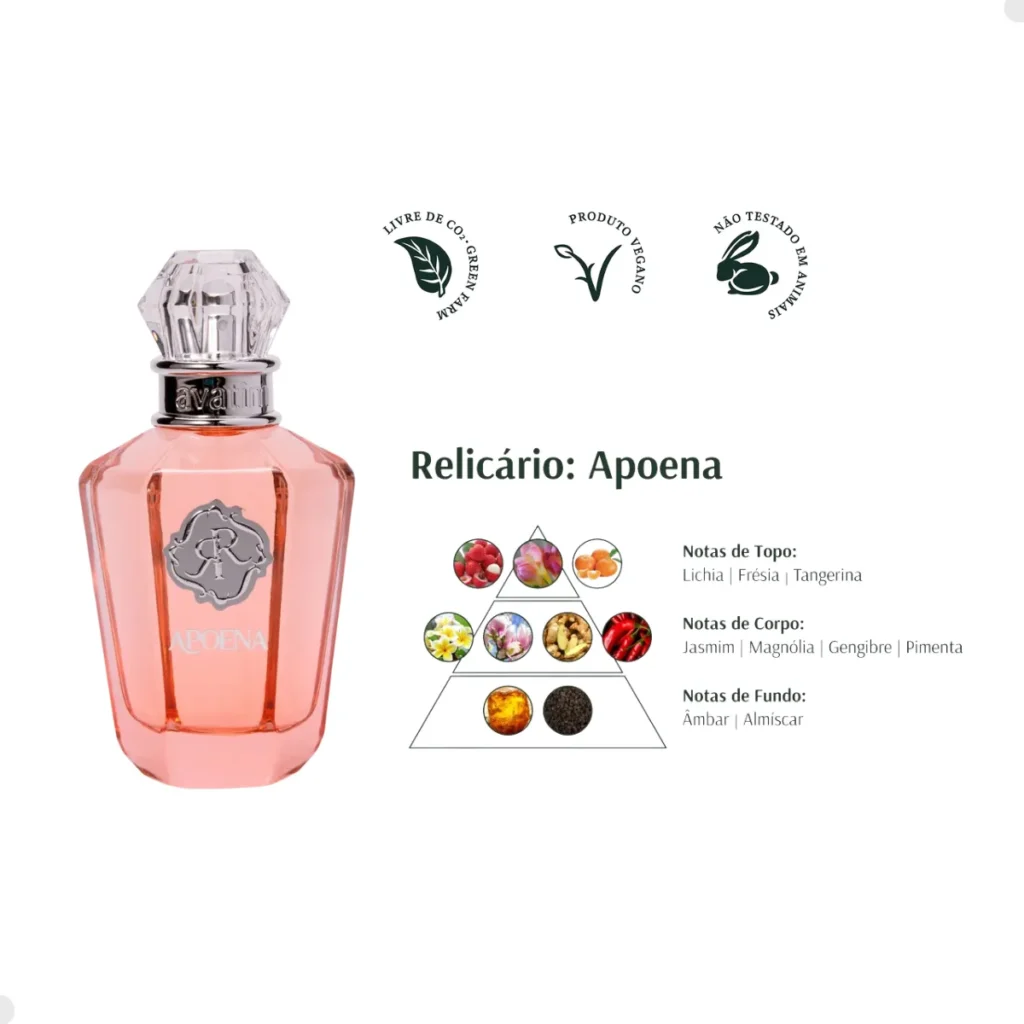 Perfume Feminino Deo Colonia Apoena Avatim 100ml Relicario