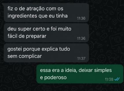 Conversa ilustrativa sobre perfume ritualístico