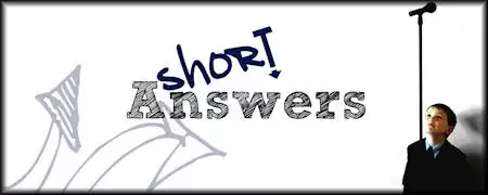 Short Answer – Resposta curta